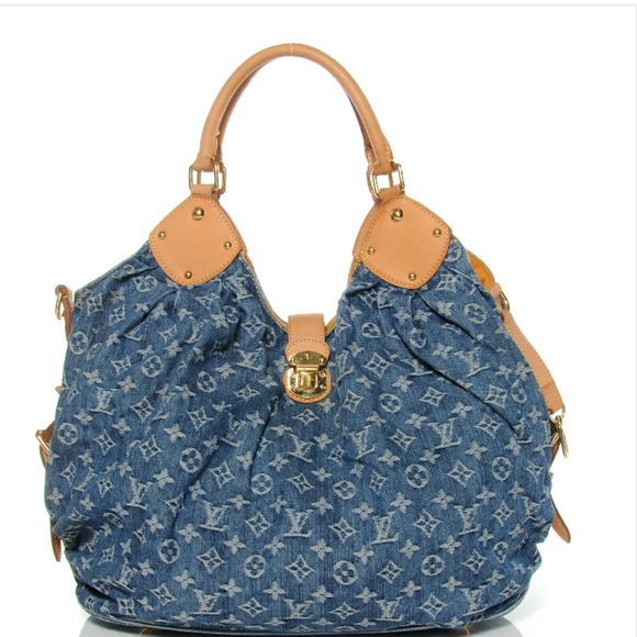blue jean louis vuitton purse